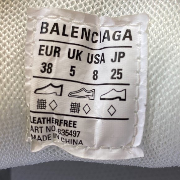 BALENCIAGA Off-White and Yellow Drive Sneakers - size 8 - Picture 8 of 8